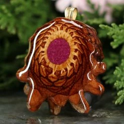 TEP Crushed Sugilite (Glows) Pendants