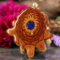 TEP Pendants Crushed Lapis (Glows)