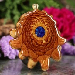 TEP Pendants Crushed Lapis (Glows)