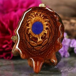 TEP Crushed Lapis (Glows) Pendants