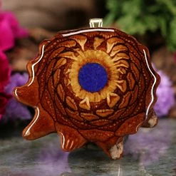 TEP Crushed Lapis (Glows) Pendants