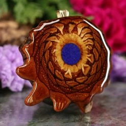 TEP Crushed Lapis (Glows) Pendants