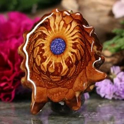 TEP Crushed Lapis (Glows) Pendants