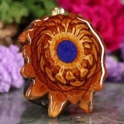 TEP Crushed Lapis (Glows) Pendants