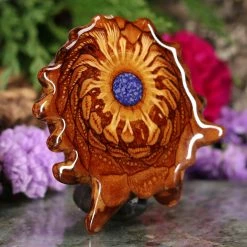 TEP Crushed Lapis (Glows) Pendants