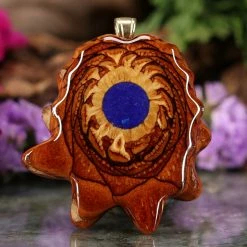 TEP Pendants Crushed Lapis (Glows)