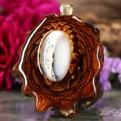 TEP Dendritic Opal Pendants