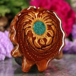 TEP Pendants Crushed Malachite (Glows)