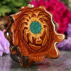 TEP Crushed Malachite (Glows) Pendants 7 TEP Crushed Malachite (Glows) Pendants