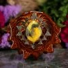 TEP Bumblebee Jasper With Gold Sri Yantra 1 TEP Bumblebee Jasper With Gold Sri Yantra