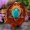 TEP Pendants Chrysocolla With Silver Merkaba 1 TEP Pendants Chrysocolla With Silver Merkaba