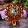 TEP Shattuckite With Gold Merkaba