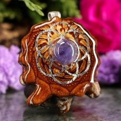 TEP Tanzanite With Silver Seed Of Life Pendants 7 TEP Tanzanite With Silver Seed Of Life Pendants