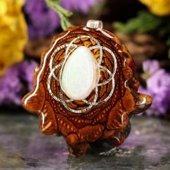 TEP Sterling Opal With Silver Seed Of Life