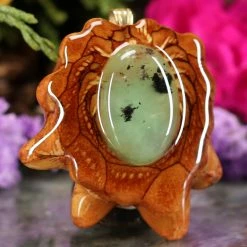 TEP Pendants Dendritic Chrysoprase