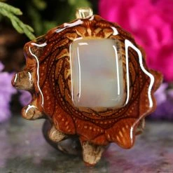 TEP Dendritic Chrysoprase Pendants