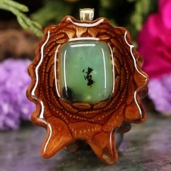 TEP Pendants Dendritic Chrysoprase