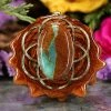 TEP Chrysoprase In The Matrix With Gold Seed Of Life 1 TEP Chrysoprase In The Matrix With Gold Seed Of Life