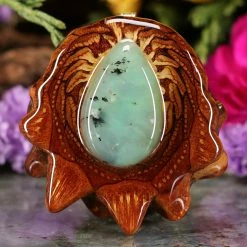 TEP Pendants Dendritic Chrysoprase