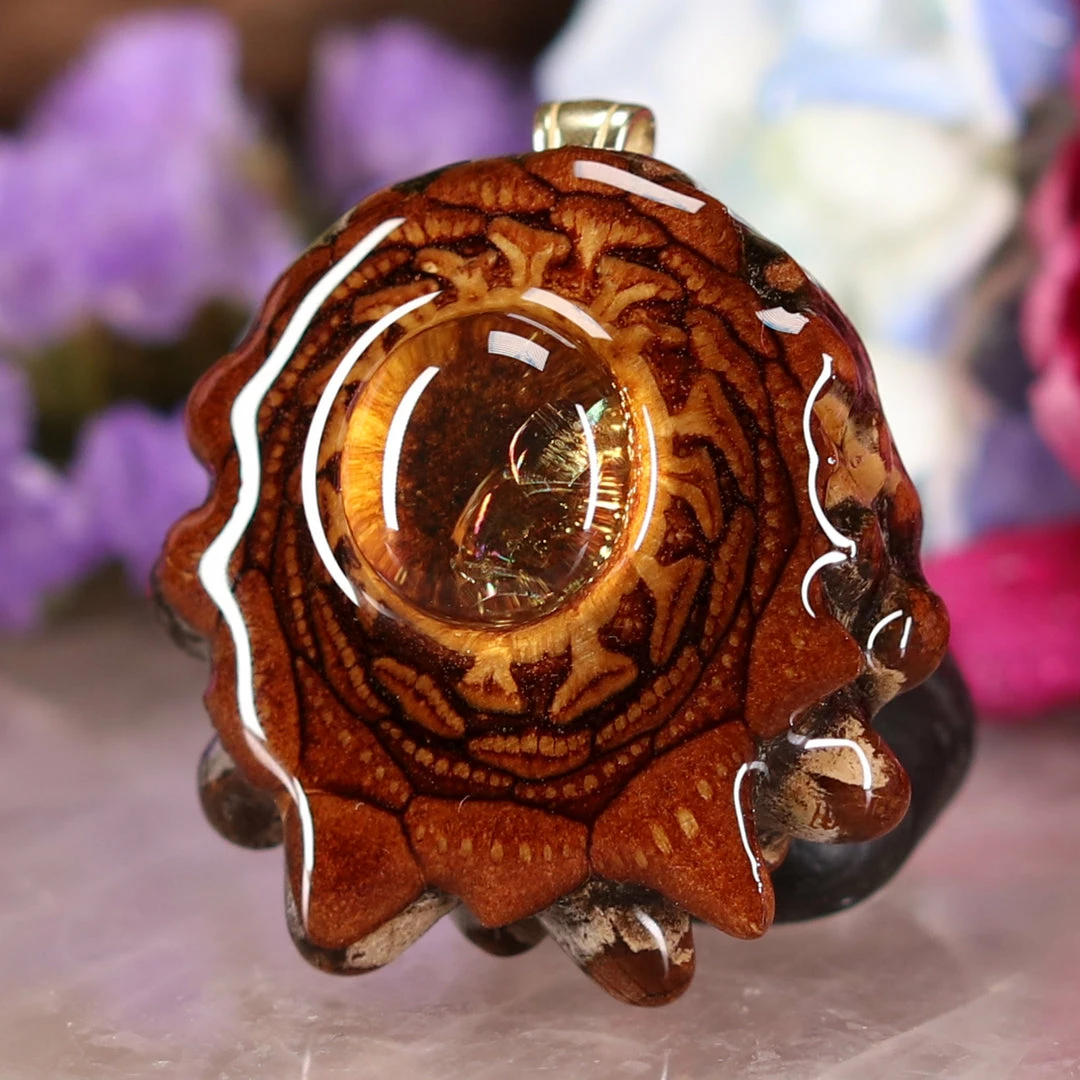 TEP Pendants Yellow Amber 4 TEP Pendants Yellow Amber