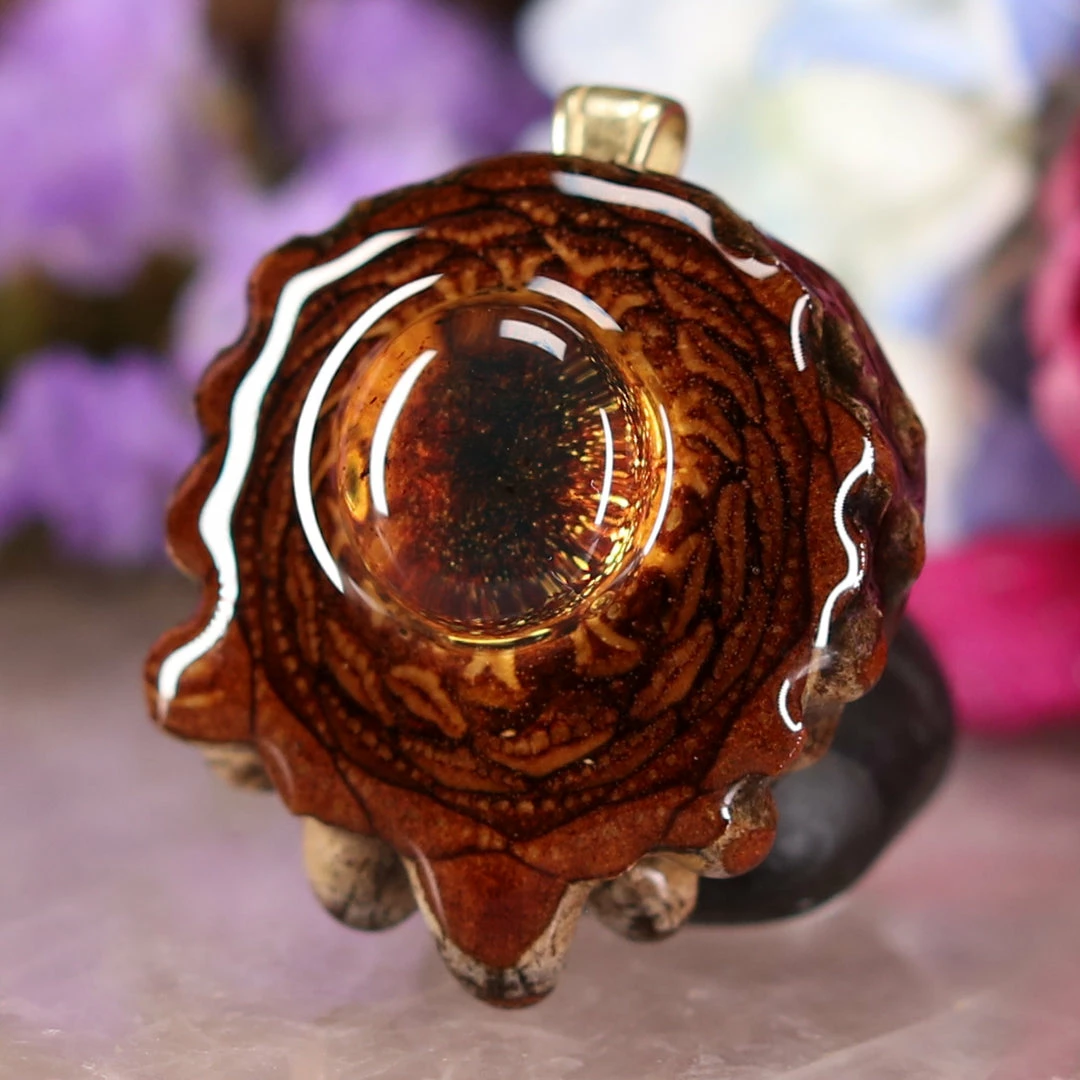 TEP Pendants Yellow Amber 4 TEP Pendants Yellow Amber