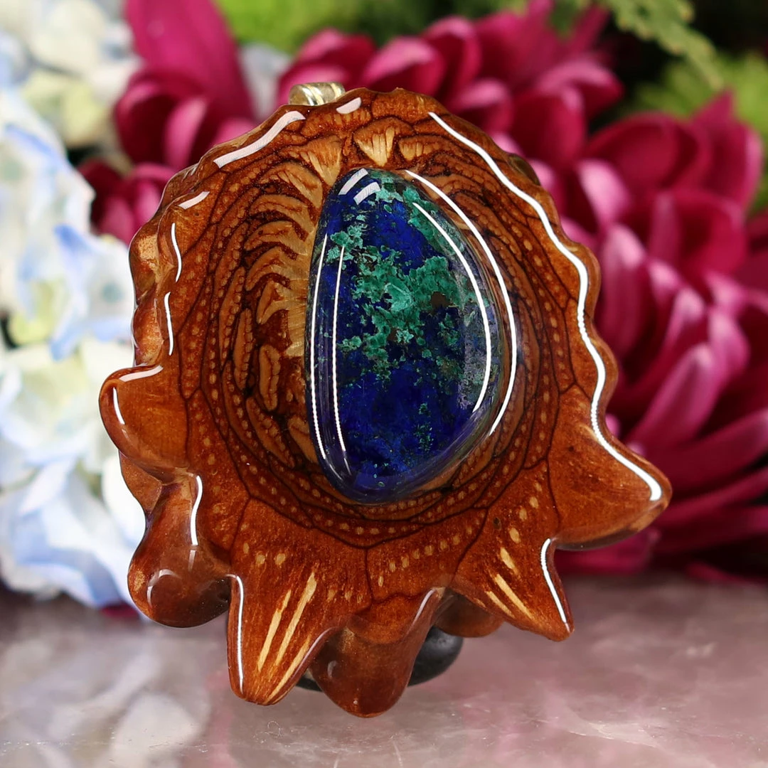 TEP Azurite Pendants 5 TEP Azurite Pendants