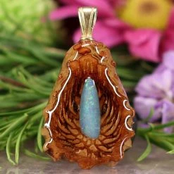 TEP Australian Blue Opal Teardrop