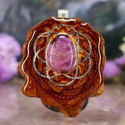 TEP Sugilite With Silver Seed Of Life