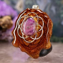 TEP Sugilite With Silver Seed Of Life