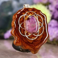 TEP Sugilite With Silver Seed Of Life