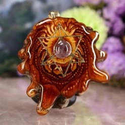 TEP Pendants Tanzanite With Gold Merkaba