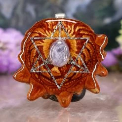 TEP Pendants Tanzanite With Silver Merkaba