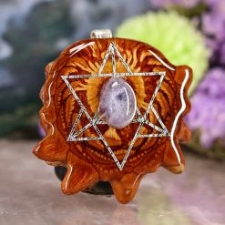 TEP Pendants Tanzanite With Silver Merkaba 7 TEP Pendants Tanzanite With Silver Merkaba