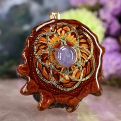 TEP Pendants Tanzanite With Gold Seed Of Life