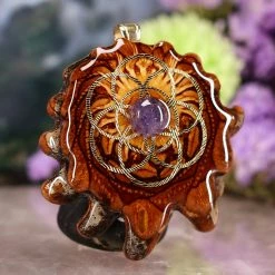 TEP Tanzanite With Gold Seed Of Life 7 TEP Tanzanite With Gold Seed Of Life