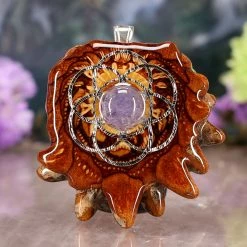 TEP Pendants Tanzanite With Silver Seed Of Life