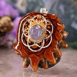 TEP Pendants Tanzanite With Silver Seed Of Life