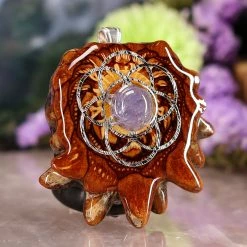 TEP Pendants Tanzanite With Silver Seed Of Life