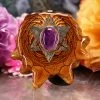TEP Amethyst With Gold Reverse Merkaba 1 TEP Amethyst With Gold Reverse Merkaba