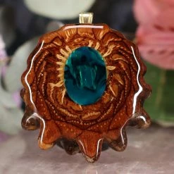 TEP Pendants Green Paua Shell