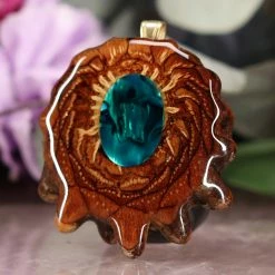 TEP Pendants Green Paua Shell