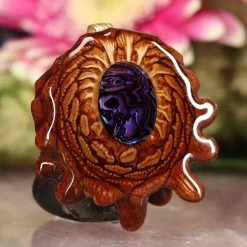TEP Purple Paua Shell Pendants 7 TEP Purple Paua Shell Pendants