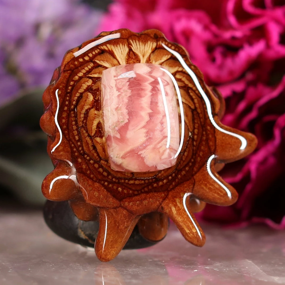 TEP Rhodochrosite Pendants 5 TEP Rhodochrosite Pendants