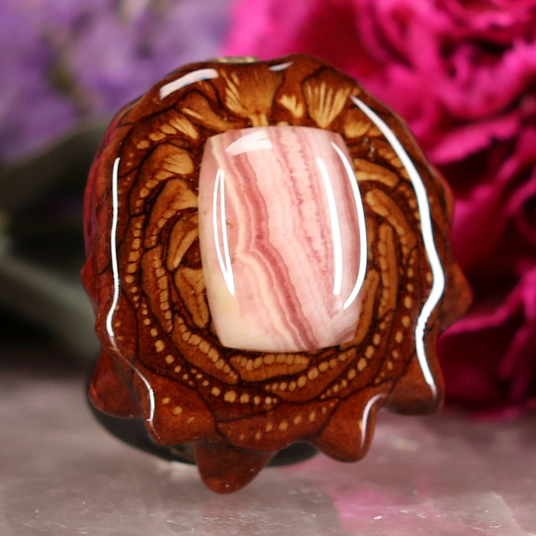 TEP Pendants Rhodochrosite 5 TEP Pendants Rhodochrosite