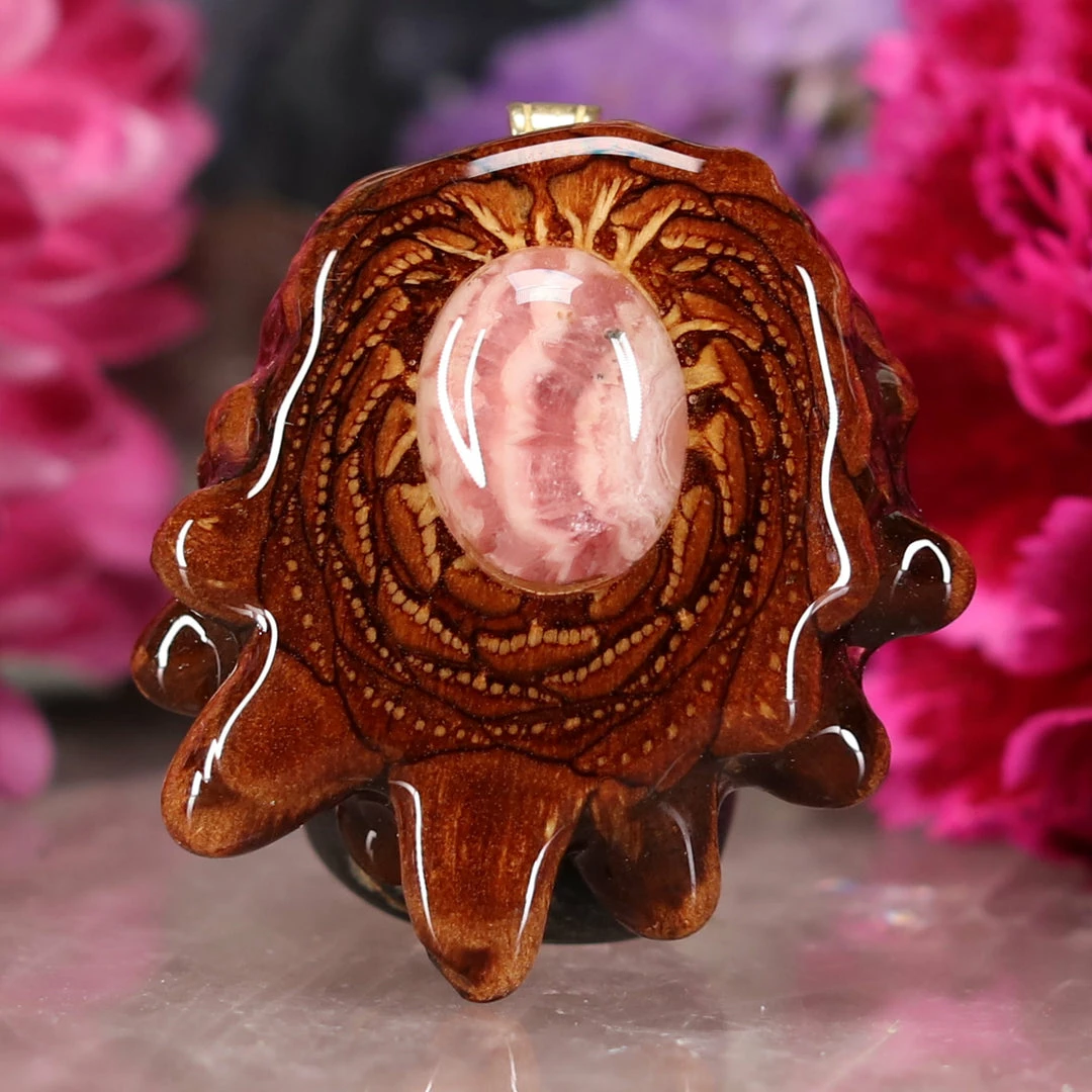 TEP Pendants Rhodochrosite 3 TEP Pendants Rhodochrosite