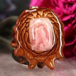 TEP Rhodochrosite Pendants