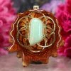 TEP Pendants Variscite With Gold Seed Of Life