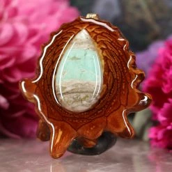 TEP Variscite In The Matrix Pendants