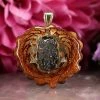 TEP Moldavite With Gold 64 Star Tetrahedron