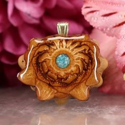 TEP Pendants Crushed Turquoise (Glows)